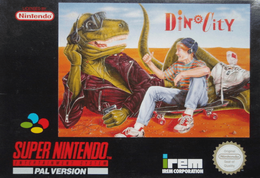 Dino City box art for Super Nintendo